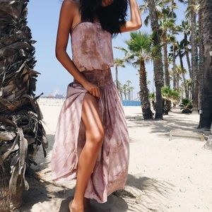 Mini Strapless Blue Life Dress